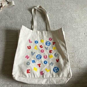 Harry Styles 2022 Love On Tour Alphabet Soup Tote Bag
